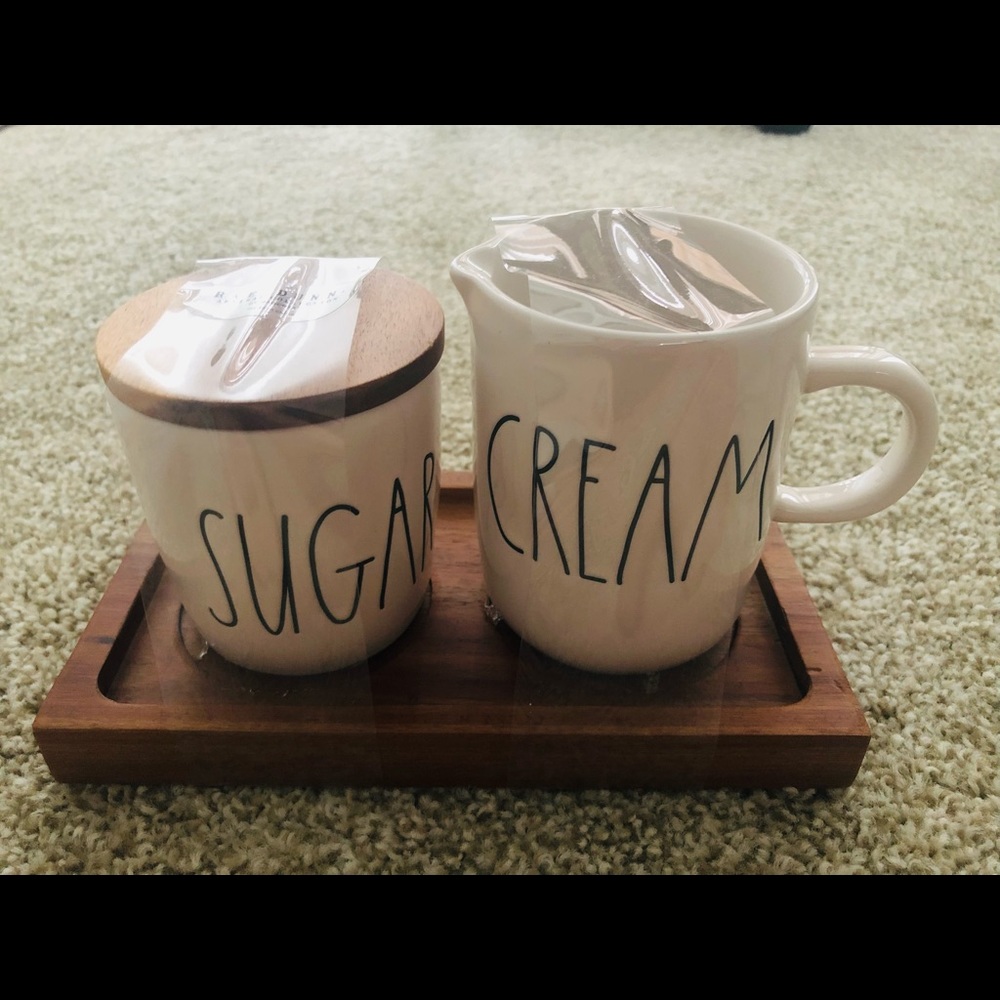 Rae Dunn Sugar Cream Set